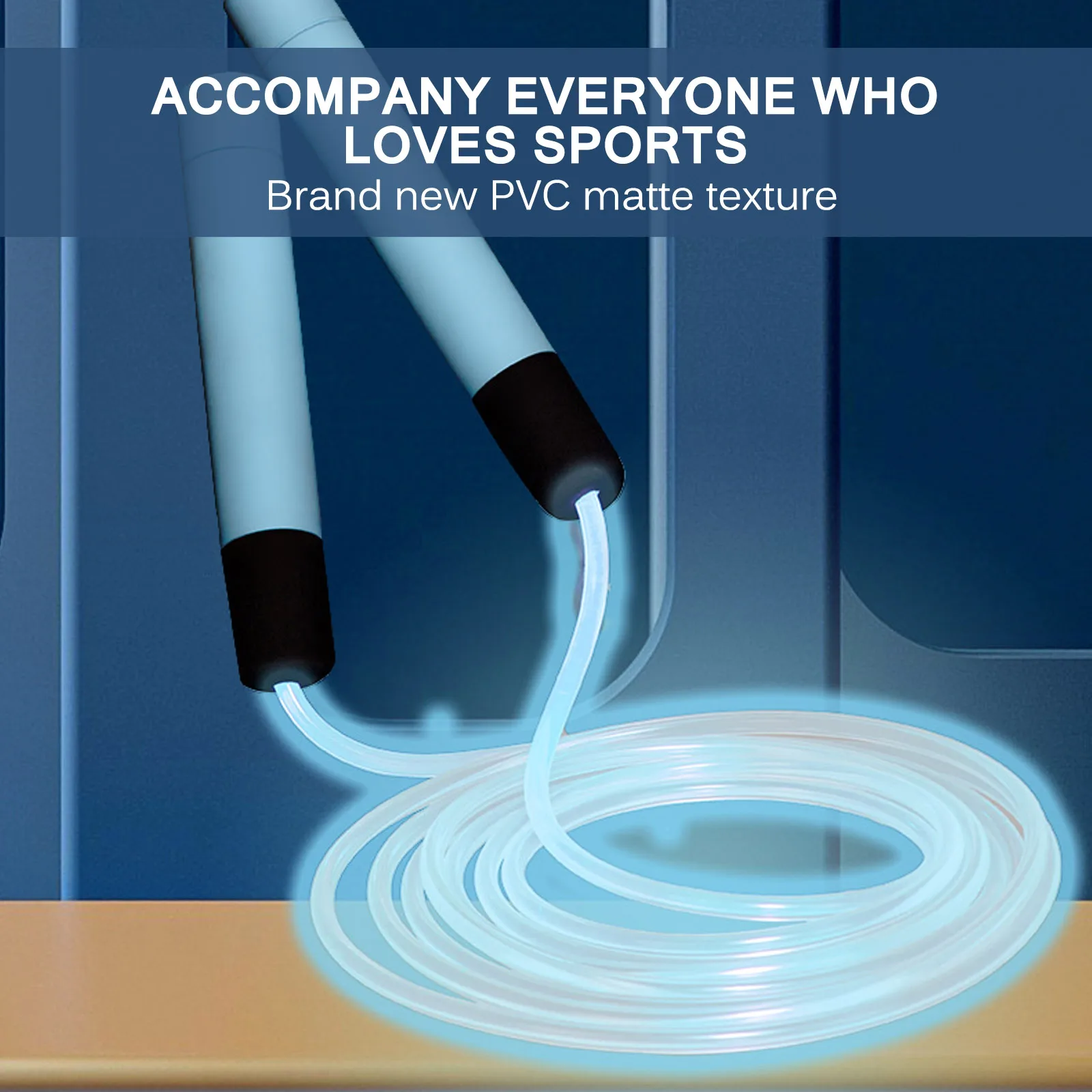 

Светящаяся детская скакалка для спортзала, Аэробные скоростные упражнения, Скакалка для пропуска, фитнеса, обучения детей, Спортивная Регу...