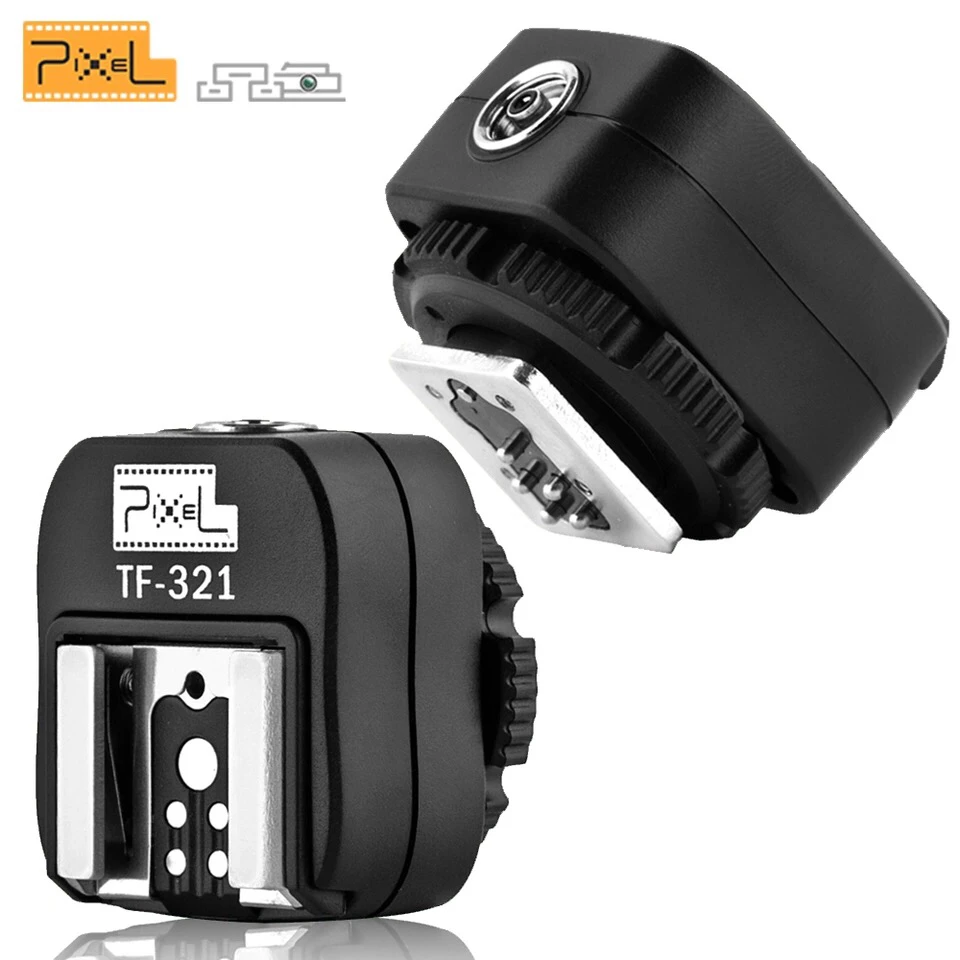 Pixel TF-321 TTL внешней вспышки типа Горячий башмак адаптер конвертер для Canon 580EX 550EX 600D