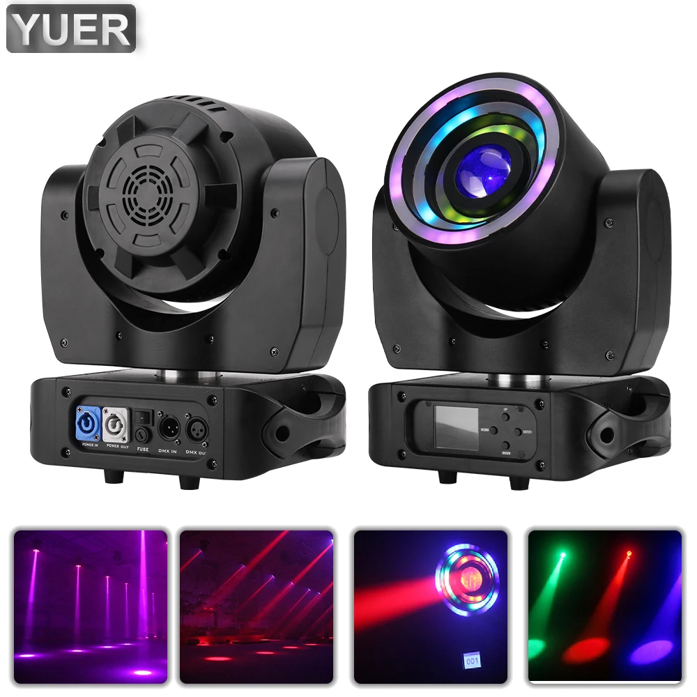 

LED 40W RGBW 4IN1 Moving Head Light With 70X0.2W SMD RGB Aperture DMX512 Voice Control 9/14CH DJ Disco Stage Wedding Party Bar