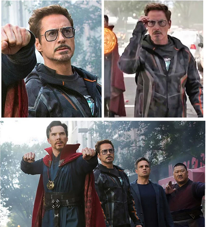 5 шт./лот Steampunk Tony Stark iron man 3 солнцезащитные очки зеркальные дизайнерские Брендовые женские очки винтажные Красные линзы солнцезащитные очки UV400