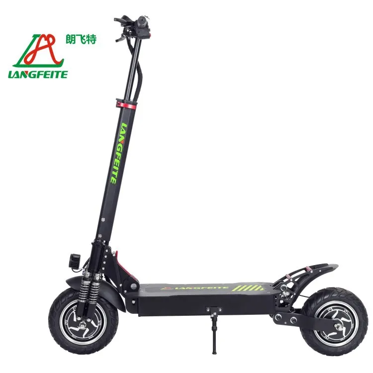Складной электрический скутер LANGFEITE L8S двойной двигатель 800 Ач 48 в Вт * 2 цветной