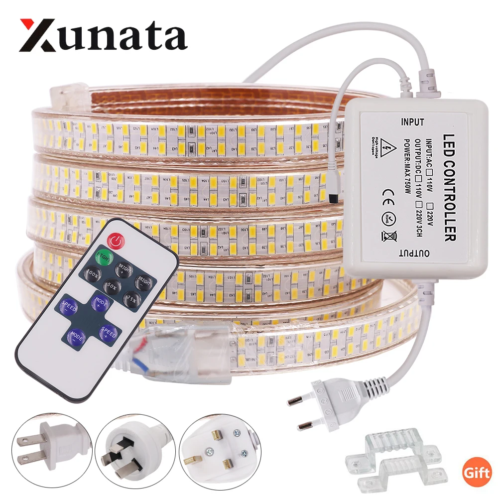 Сверхъяркая 240 светодиодная s/m двухрядсветодиодный 5630 5730 Светодиодная лента