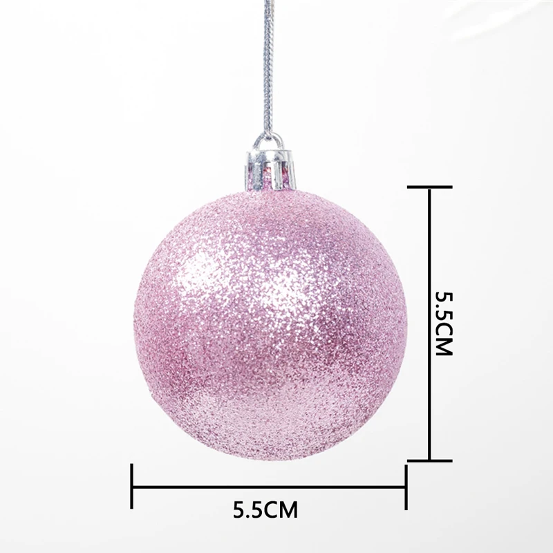 12Pcs Christmas Gifts Balls Xmas Tree Decor Pendant Ball New Year Party Ornament Noel 2020 Decoration for Home Natale | Дом и сад