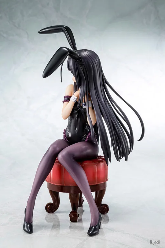 

Anime game Accel World Sexy figures Burst Linker Kuroyuki hime Bunny Girl Ver. Brinquedos PVC Action Figure Collection Model Toy