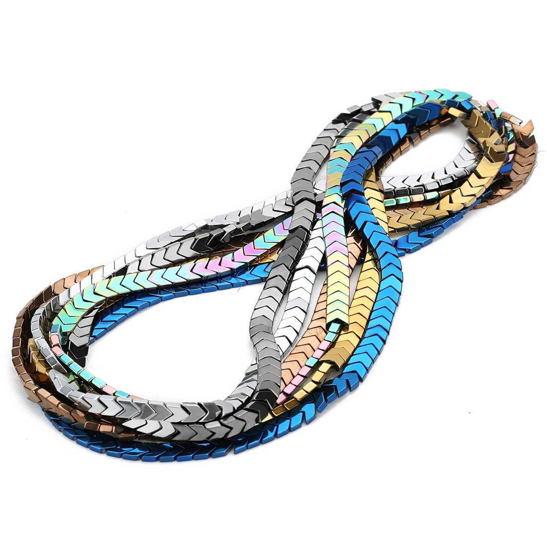 Beadtales 90 шт натуральная стрела с камнями бусины 4 мм Ширина красочные аксессуары