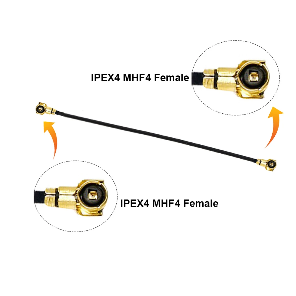 2 шт. коаксиальный удлинитель IPEX4 MHF4 папа-мама папа RF0.81 RF мама 4G кабель-удлинитель 5