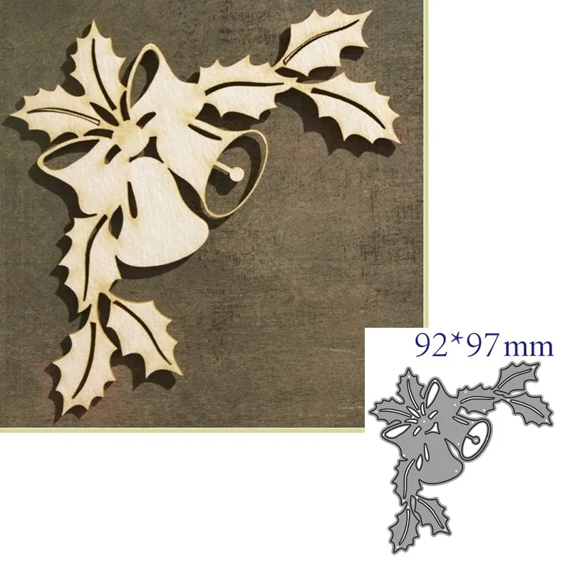 Металлические режущие штампы форма для украшения рождественских колокольчиков