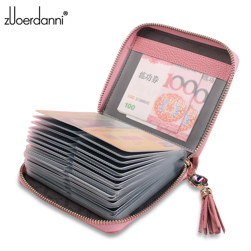 Женский кошелек из натуральной кожи вместительная Обложка для паспорта и