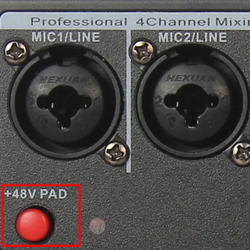 

Professional Mixer 4 Channels Bluetooth Sound Mixing Console for Karaoke