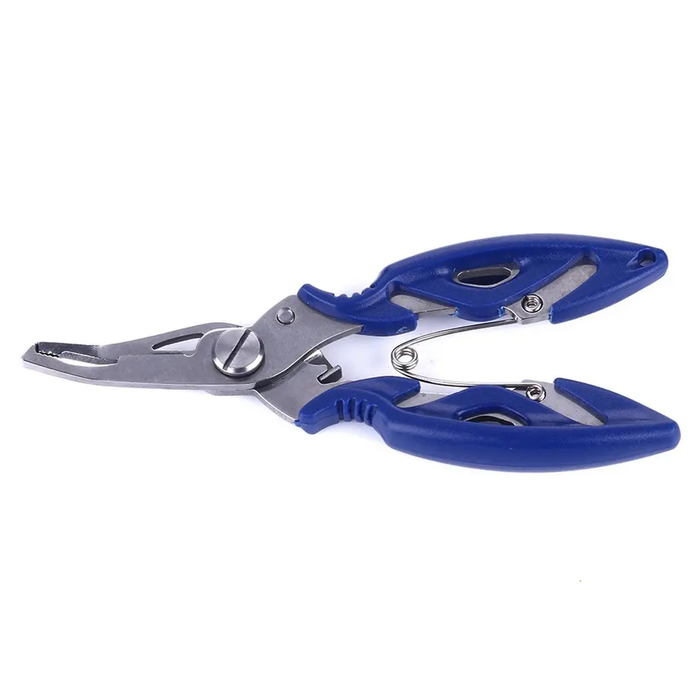 

Fish Plier Braid multi Tool scissor Opener tackle Control remover lure bait Cutter fly Line Wire Fisherman Split Ring angle hook