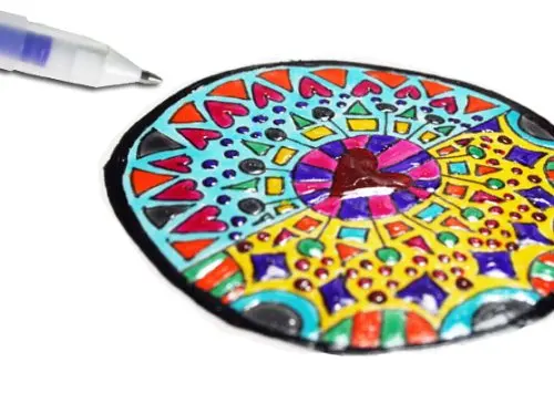 Рулон глянцевой гелевой ручки Sakura Gelly 10 цветов набор 3 мерных глянцевых