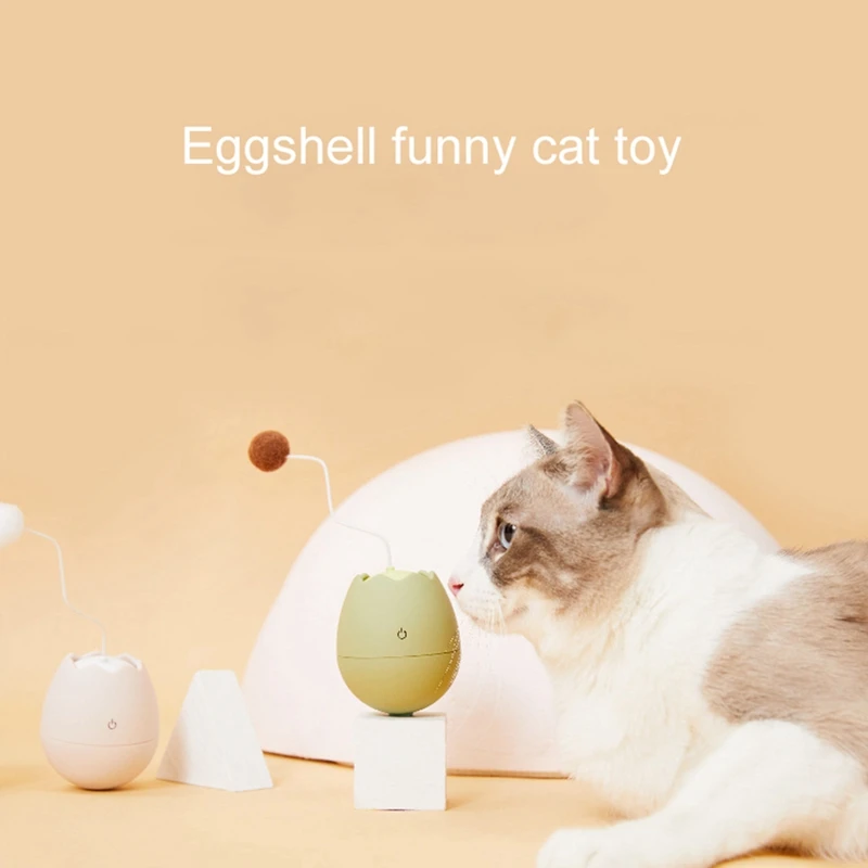 

Replaceable Attachment Interactive Tumbler Cat Teaser Toy Gatos Pet Supplies Hot Plastic Electric Automatic Teaser Cat Ball Toy