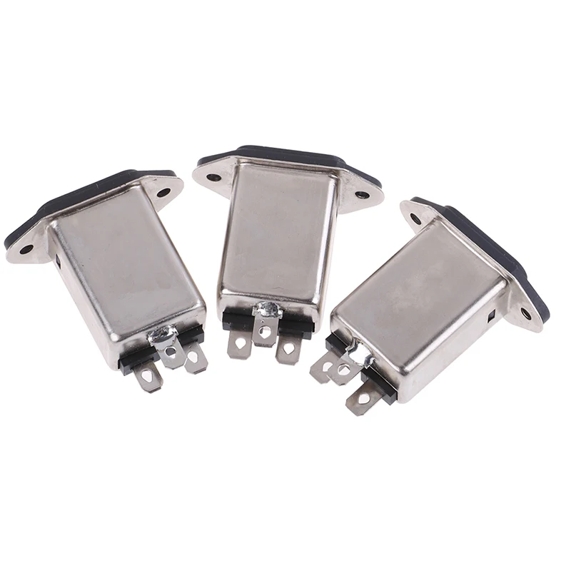 Фильтр IEC Socket EMI фильтр RFI AC 250 В 1A 3A 10A CW1D 1/3/10A T подавитель питания