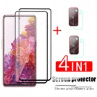 Защитное стекло для Samsung Galaxy S20 FE, Защитное стекло для камеры Samsung S20FE, защитная закаленная пленка для переднего экрана S 20 FE