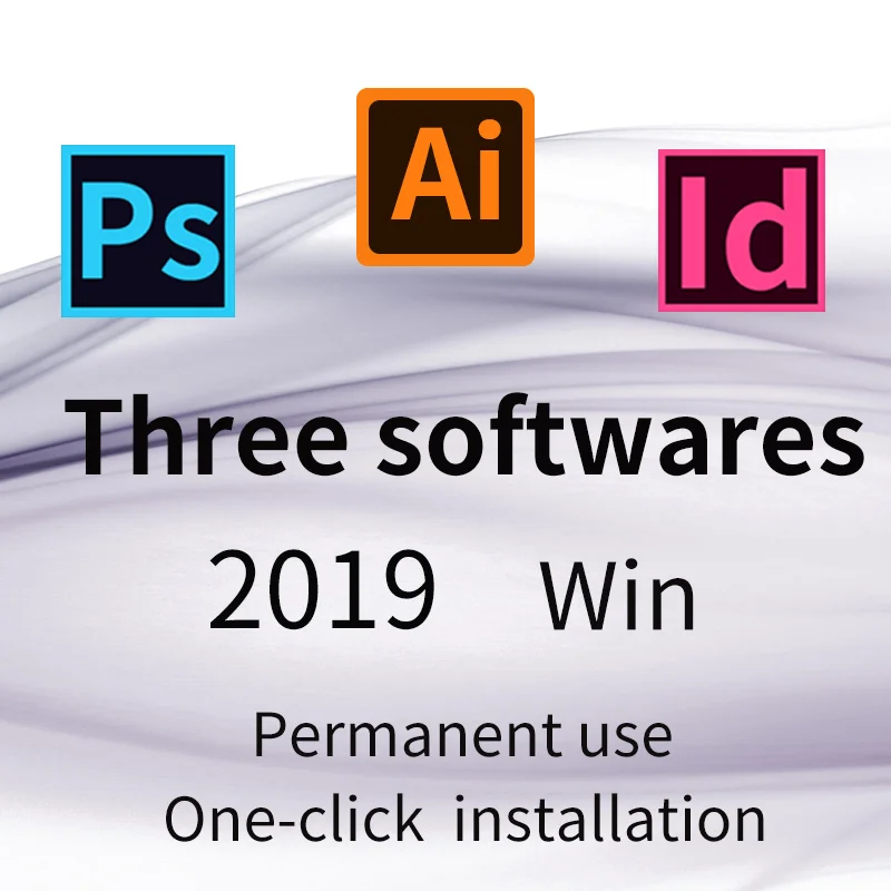

Combination special offer] 2019 Photoshop, Illustrator and Indesign for WIN and MAC