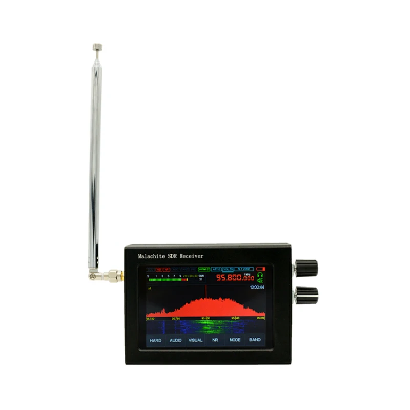 V1.10C Regsistered With Code 50Khz-2GHz Malachite SDR Radio Malahit DSP HAM Transceiver Receiver + 3.5&ampquot touch LCD Battery | Мобильные