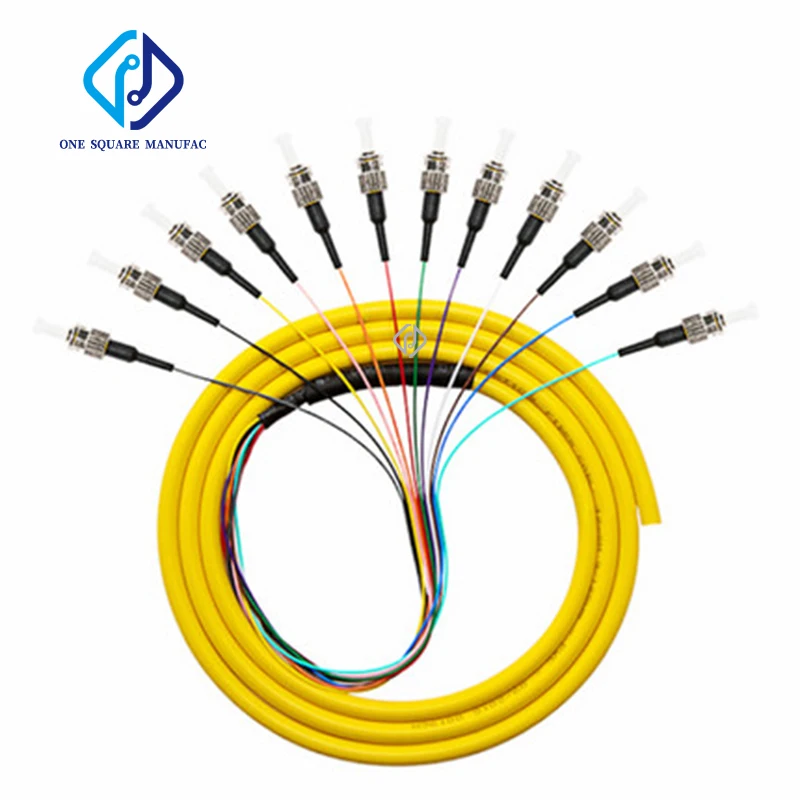 12-жильный волоконно-оптический патч-корд SC/FC/ST/LC 0 9 мм UPC/APC SM 1 м кабель ODF