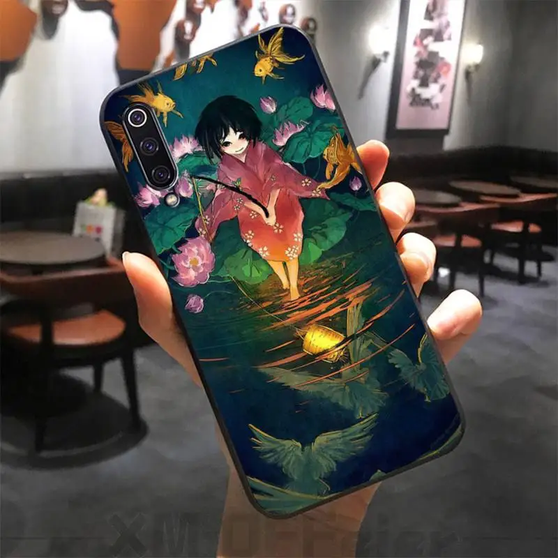 

Japanese Style Phone Case For Xiaomi Note 10 Pro 9 Coque Silicone Cover For Redmi Note 9s 8 Pro Phone Case