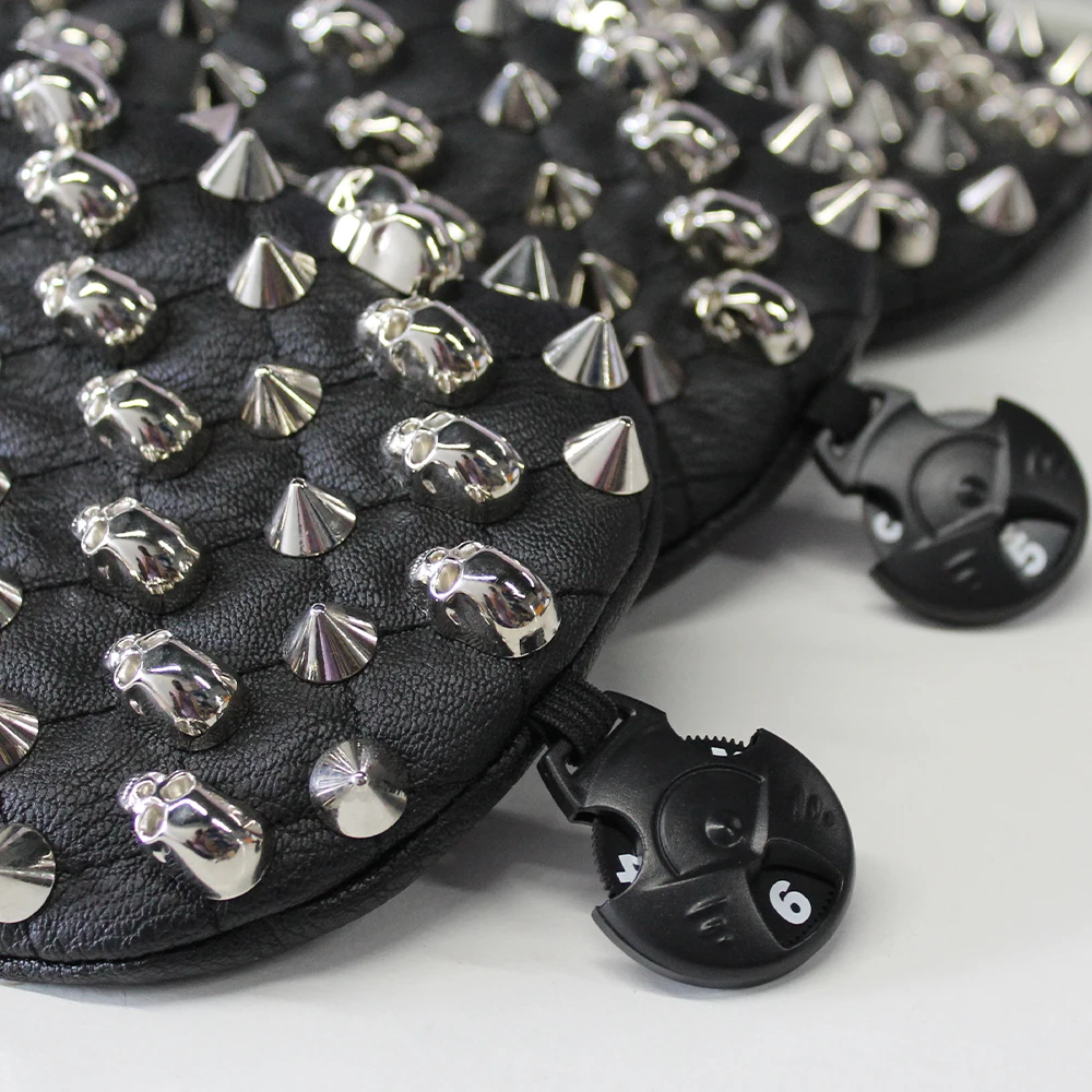 Заклепки в виде черепа головной убор для гольфа Обложка водителя гибридный