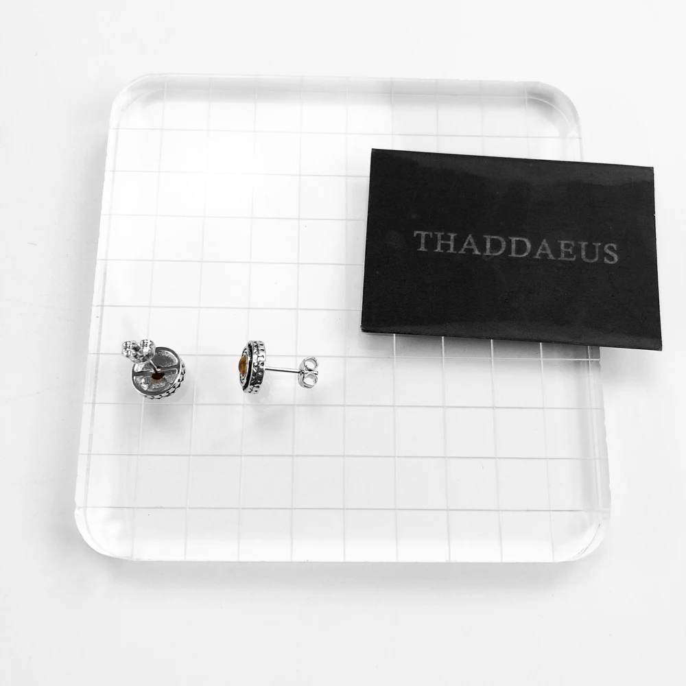 Тигровый глаз серьги гвоздики в форме Европа Стиль мода хорошее Этнические