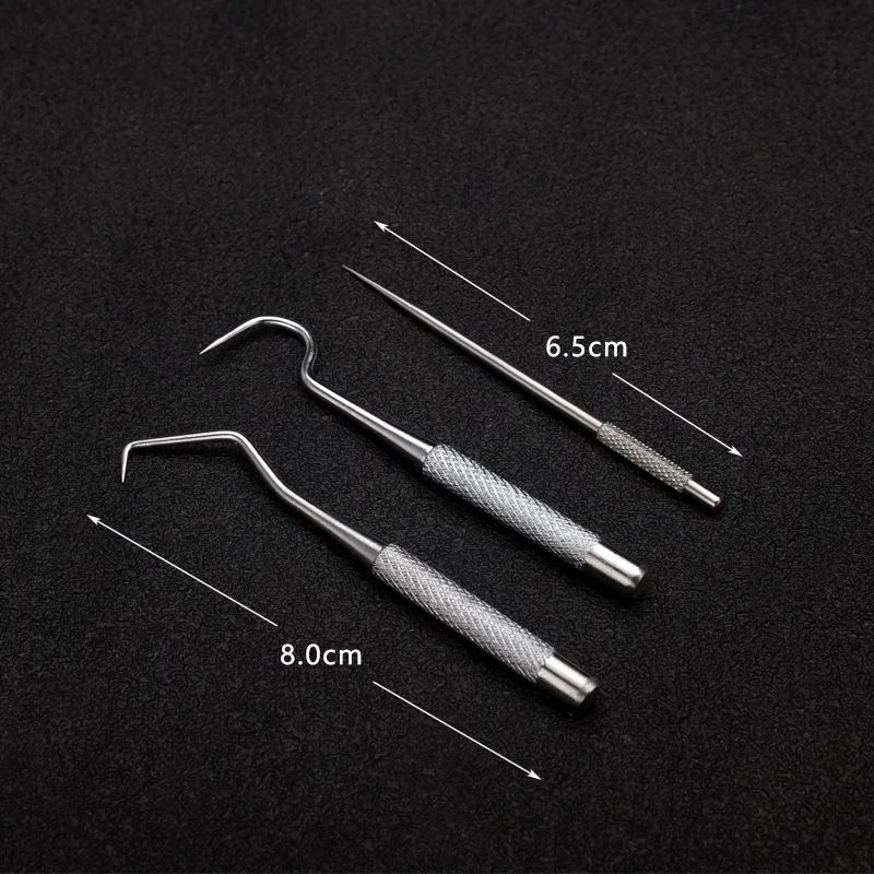 Портативная зубочистка из нержавеющей стали бытовая вилка для фруктов