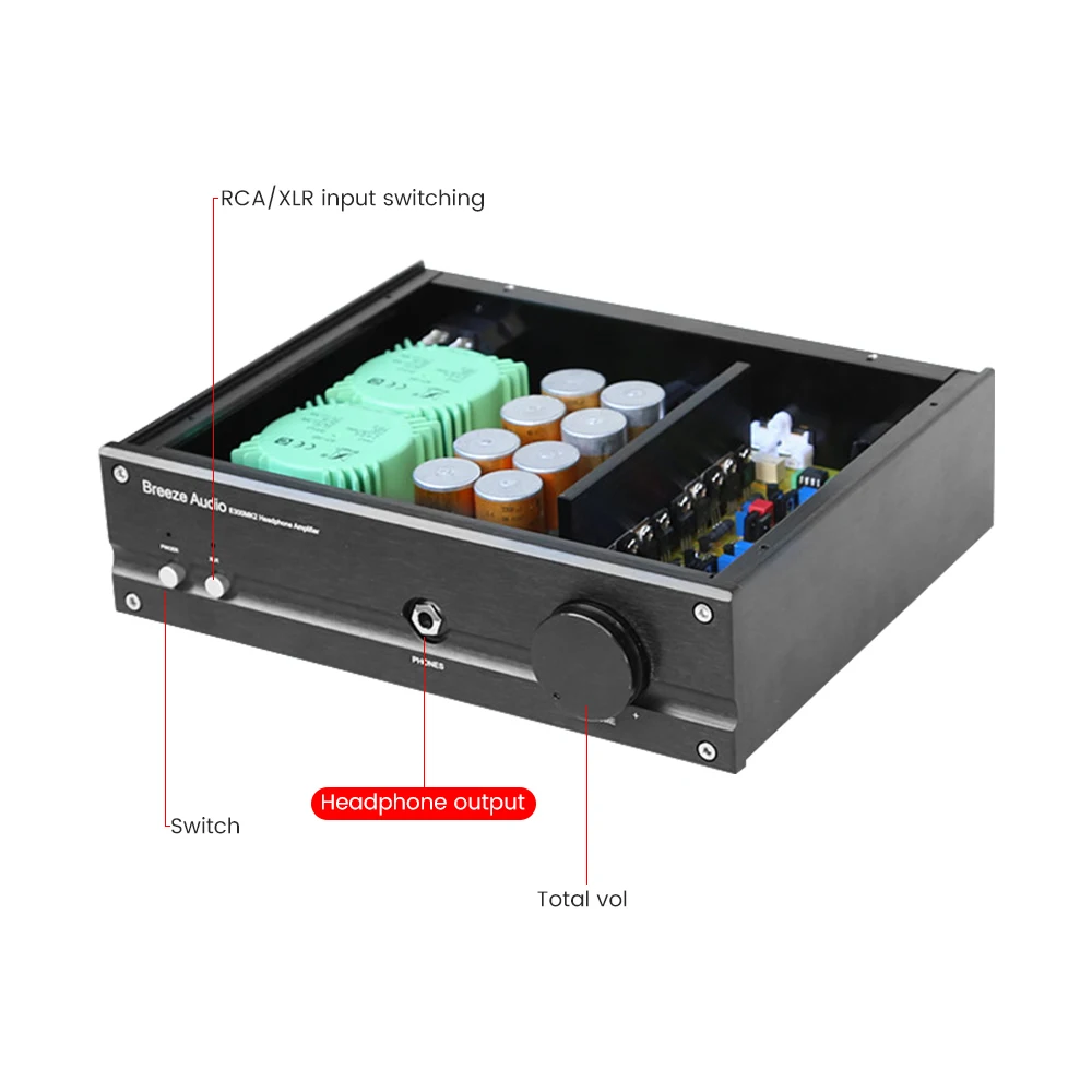 BRZHIFI E300MK2 усилитель для наушников класса А HIFI стерео Настольный звука вход с ALPS27