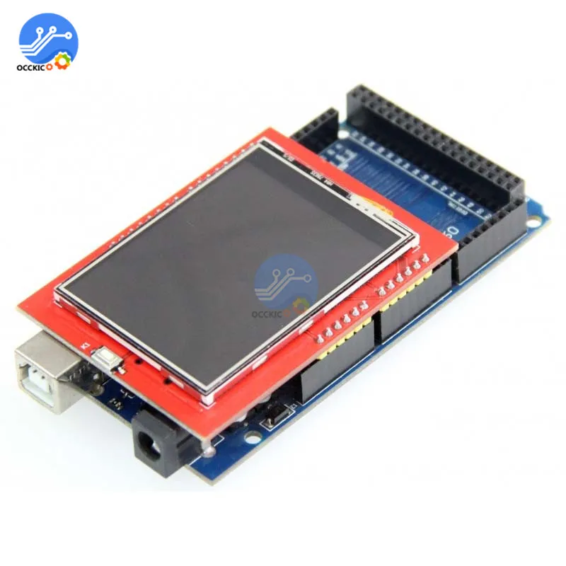 2 4 дюймовый TFT сенсорный ЖК-экран модуль 320X240 RGB Полноцветный дисплей экран 8 бит