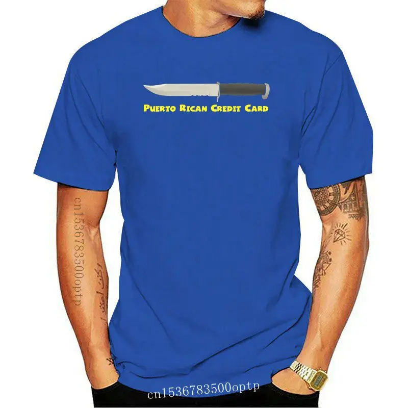 

Puerto Rican Credit Card t shirt Custom Short Sleeve size S-3xl Original Gift Funny summer Natural shirt