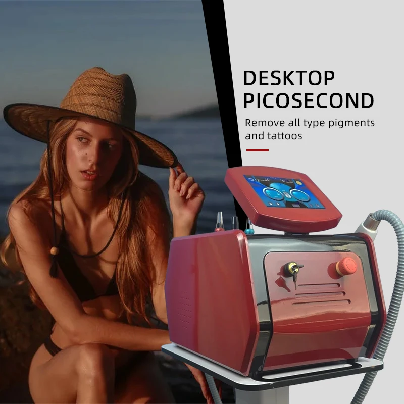 

2022Portable ND Yag Laser Pico Laser 755 1320 1064 532nm Picosecond Laser Beauty Machine For Tattoo Removal Beauty Machine
