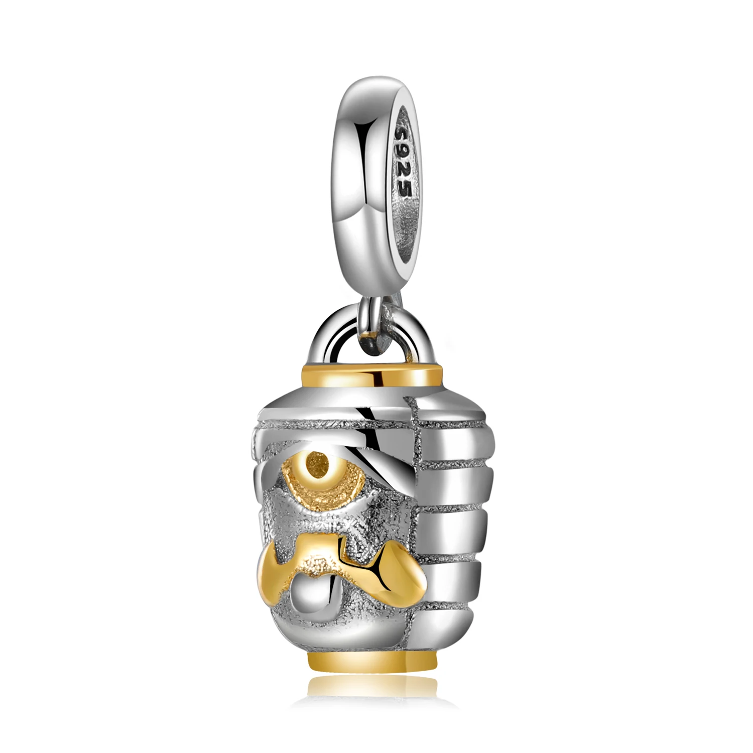 

Подвеска-фонарь Lucky Eye, позолоченные и Аутентичные Подвески из серебра 925 пробы для изготовления оригинального браслета своими руками