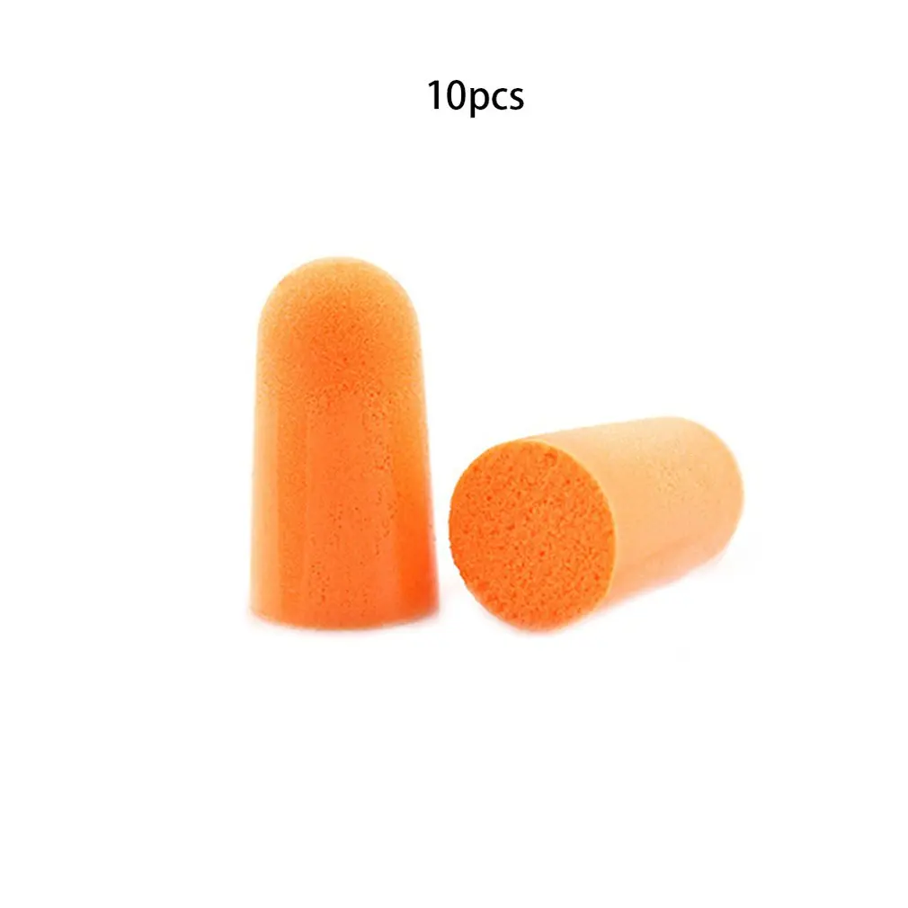

Hot Soft 1/10 Pairs/SET Soft Foam Anti Noise Ear Plugs Ear Protectors Sleep Soundproof Earplugs Workplace Safety Supplies