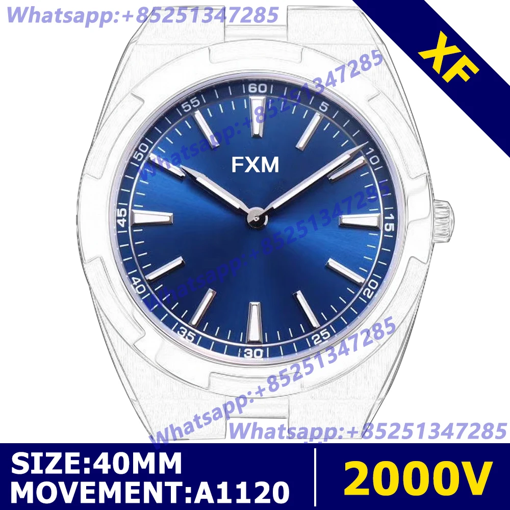 

Men's Automatic Mechanical Luxury Brand Watch 40MM Overseas Ultra-Thin 2000V XF 1:1 904L AAA Replica Best Edition Super Clone