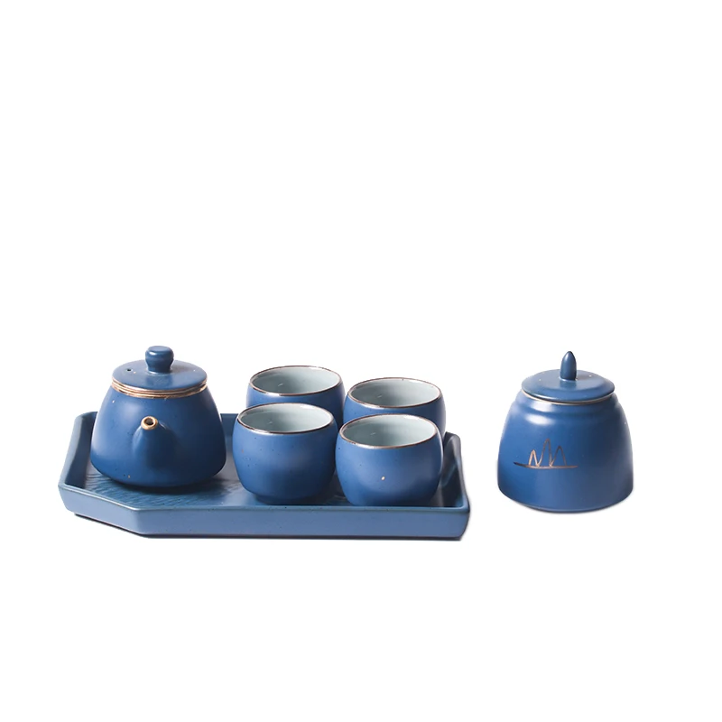 

Creativity Chinese Office Tea Set Luxury Simple Modern Teaware Ceramics Kung Fu Teapot Sets Gift House Warming Mokken Drinkware