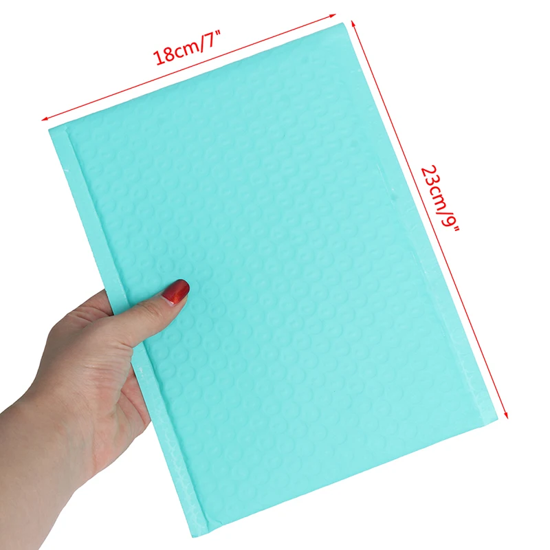 

10pcs/180*230mm/6x9in Teal Poly Bubble Mailer Envelopes Mailing Bag Self Sealing