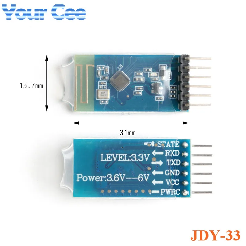 JDY 33 Dual Mode Slave модуль Bluetooth последовательный порт SPP совместим с C/06 3 0|Интегральные