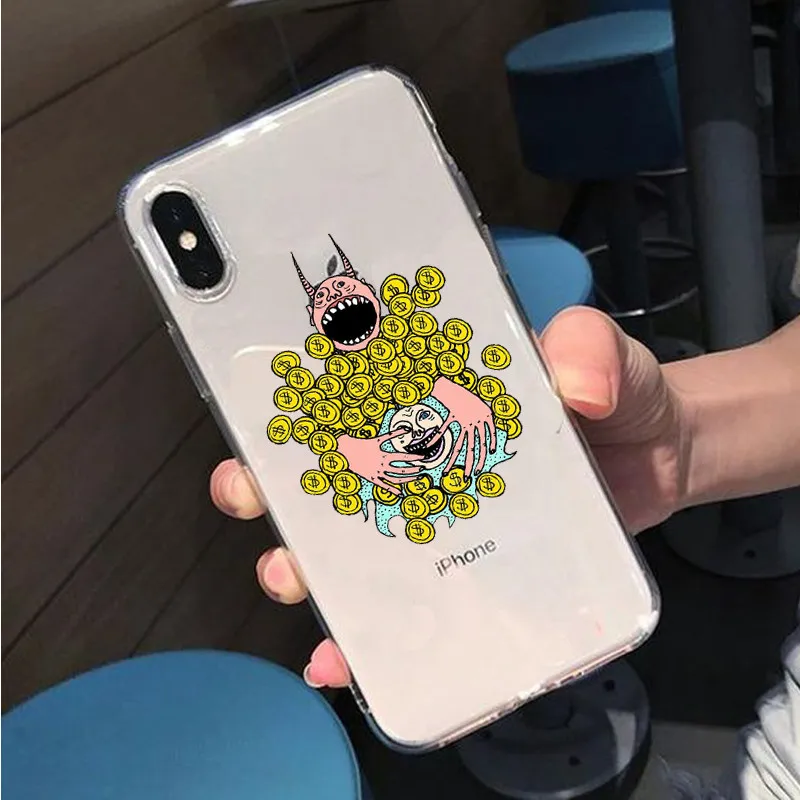 

polly nor painting art Silicone Phone Case For iPhone 11 XR XS Max 7 8 6 6S Plus 5S Cover For iPhone 11 Pro Shell