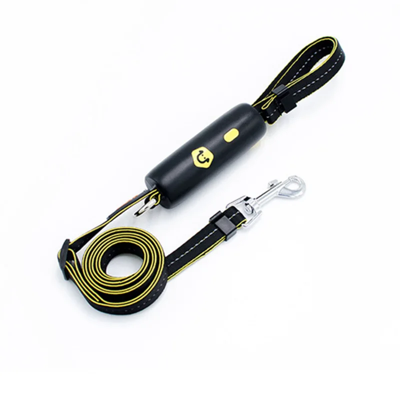 

New Reflective Leash For Dog Automatic Switch Nylon Leash Leads Pet Walking Running Traction Rope Release Hands Dog Accessories