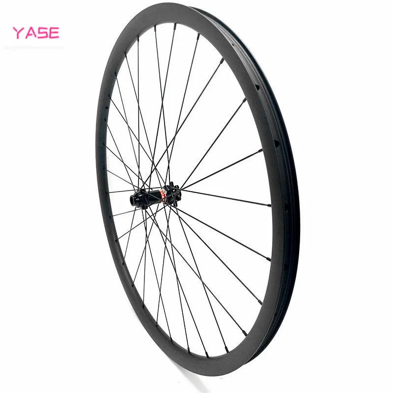 YASE 29er Углеродные mtb дисковые колеса bicicleta aro 29 30x24 мм симметричные бескамерные NOVATEC