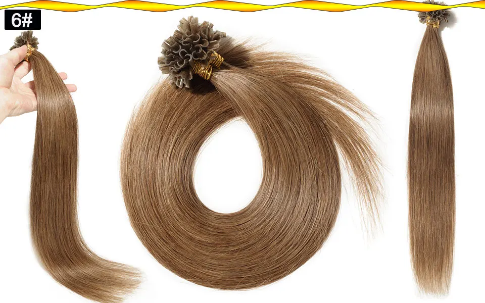 SEGO 1"-24" 0,5 г/локон прямые чистые и фортепианные кератиновые человеческие не Реми fusion волосы для ногтей u-образные накладки предварительно склеивающиеся волосы на Capsuel 100 шт 50 г