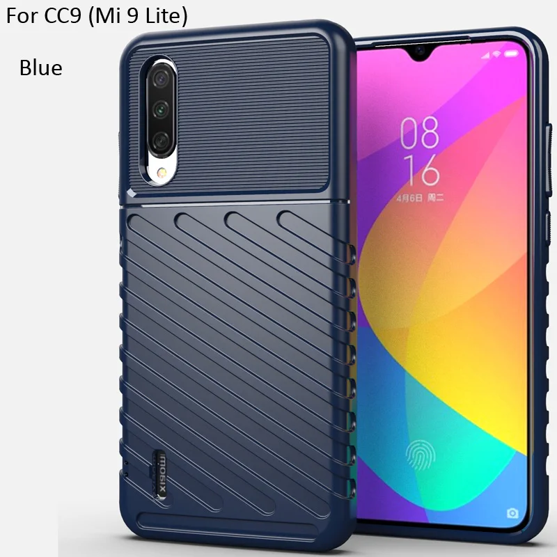 Прочный Щит чехол Для Сяо mi 9 SE mi 8 Pro mi A2 Lite Защитник Броня Drop Сопротивление Крышка для красный mi Примечание 6 5 Pro Plus mi X 2 S - Цвет: Blue