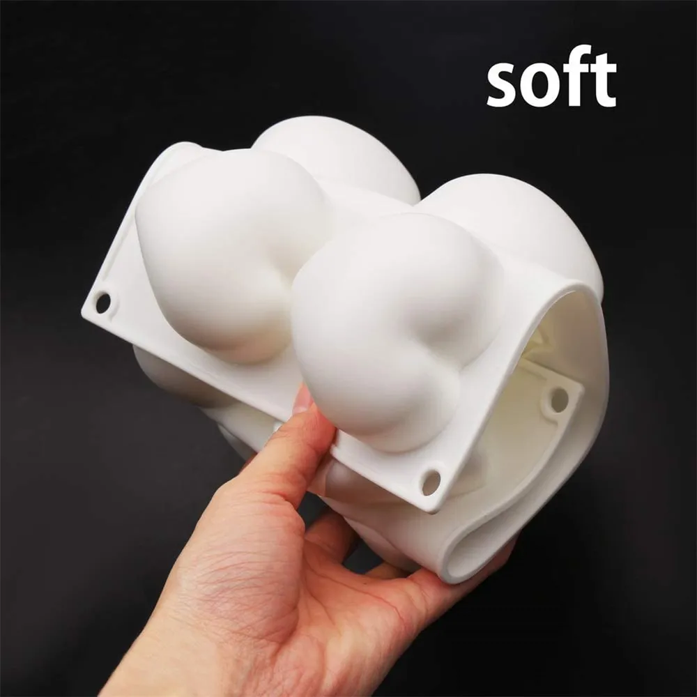 

8 Cavity Silicone Mold for Baking 3D Heart Shape Mousse Cake Moulds Trays Cupcake Dessert Chocolate Non-stick Baking Pan Mold