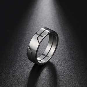 Skyrim Кольцо из нержавеющей стали для мужчин и женщин, парные повседневные кольца на палец, модная простая бижутерия, Подарок на годовщину помолвки, новинка 2023