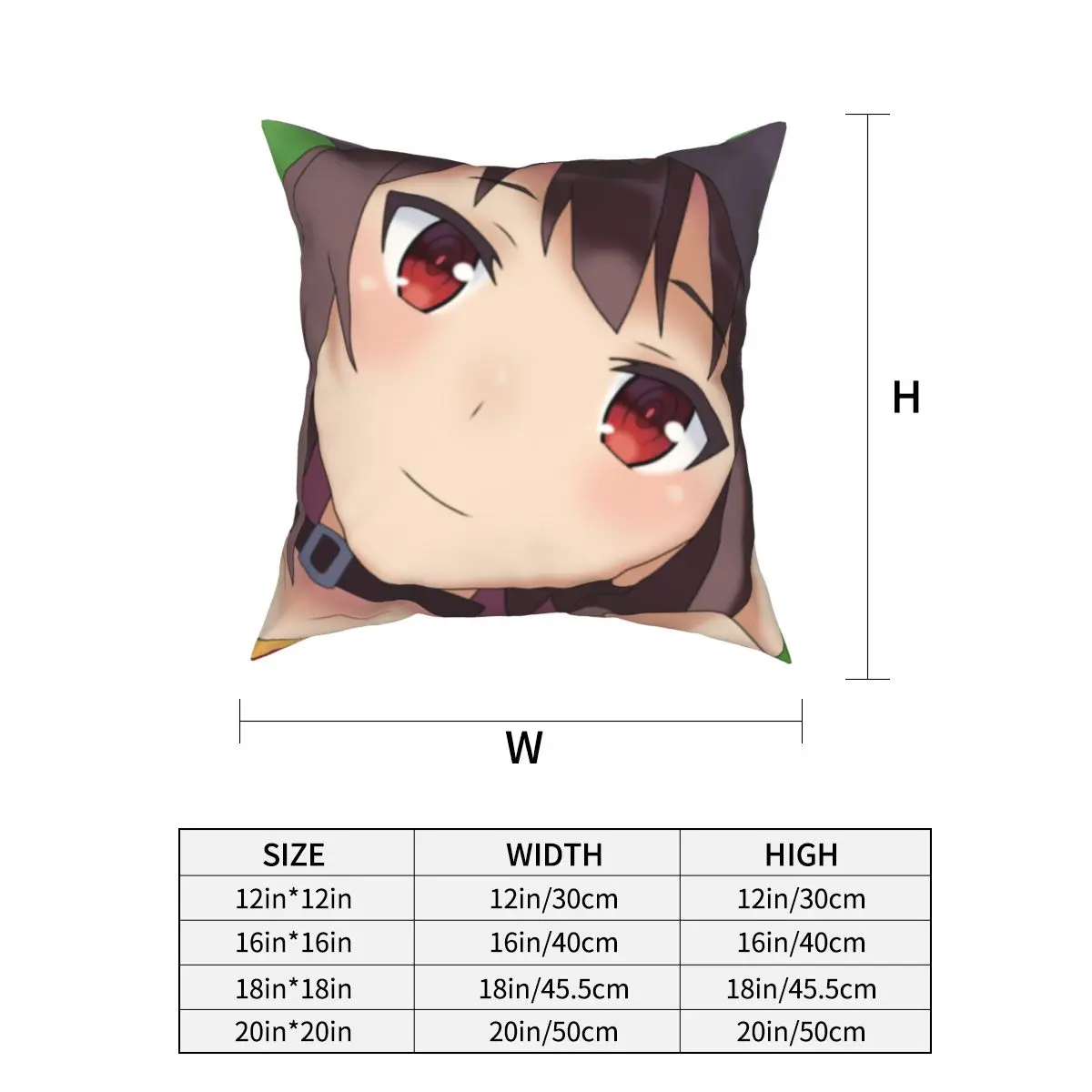 Megumin 1 Подушка Dakimakura чехол для подушки Наволочки шелковая подушка | Дом и сад