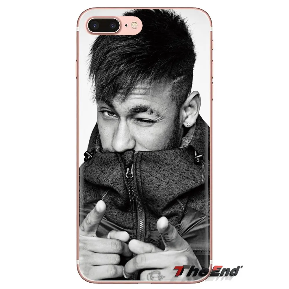 Бразилия Neymar da Silva Santos 2018 для samsung Galaxy S2 S3 S4 S5 MINI S6 S7 edge S8 S9 Plus Note 2 3 4 5 8 Coque Fundas корпус |