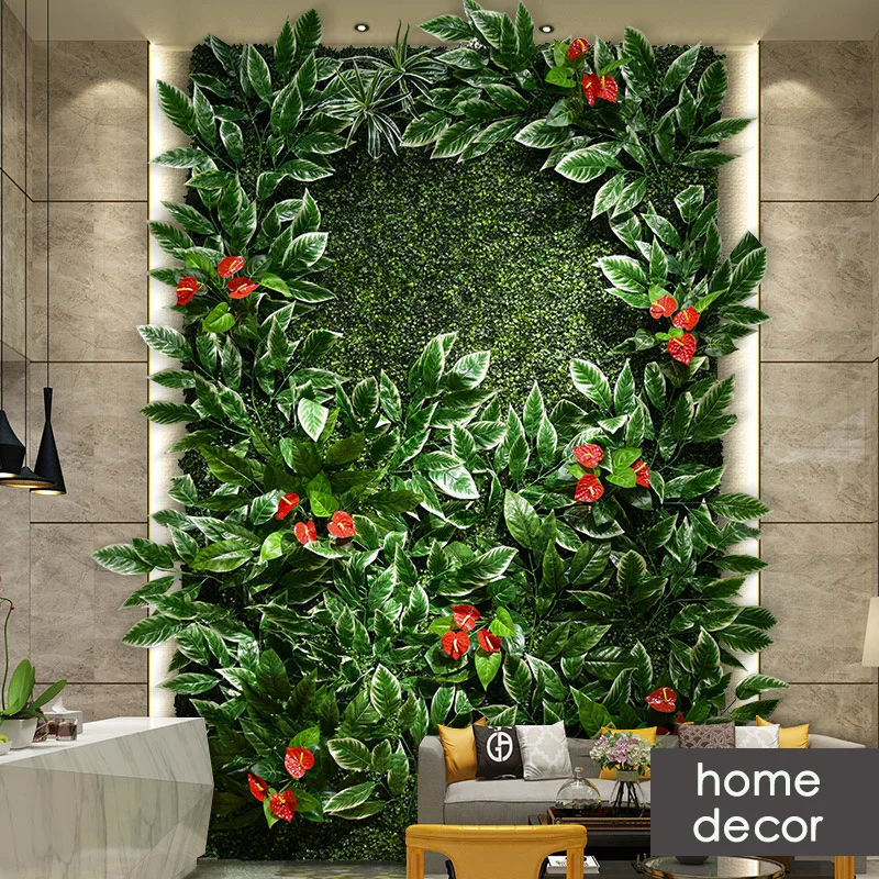 Искусственное растение на стену газон бокс живая изгородь сад задний двор