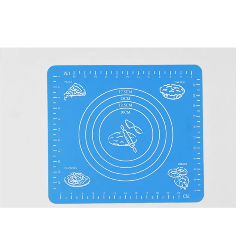 

Anti-slip and high temperature resistant platinum food grade thickening and baking silica gel rolling dough kneading pad