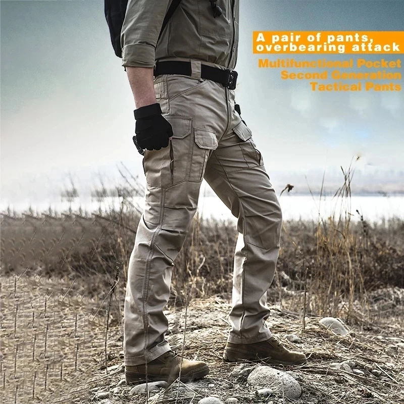 

X8 Ripstop Slight Waterproof Military Pants Tactical Pants Men Camo Trousers Cargo Combat SWAT Army Pants Army Camouflage Pants