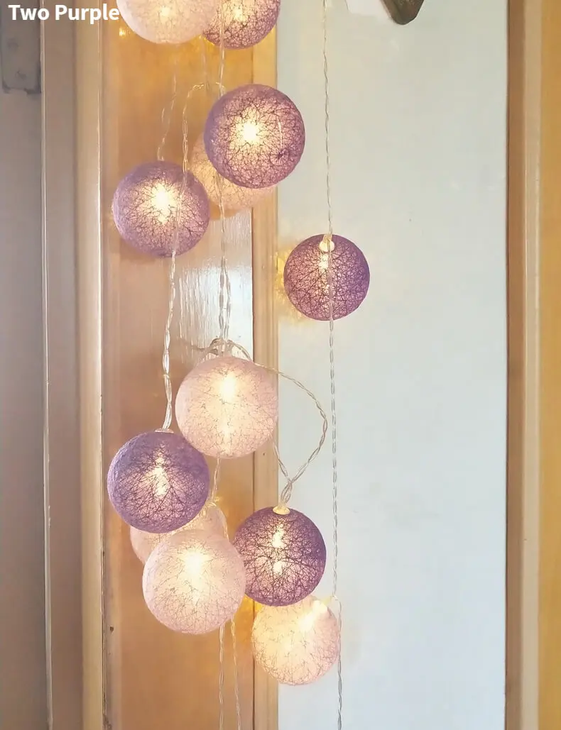 Hanukkah светодиодный светильник-цепочка с хлопковыми шариками, гирлянда для фото, уличный светильник, декор для патио, для отдыха, гостиной, кухни, нового года