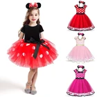 Детское мини-платье в горошек, маскарадное платье на Хэллоуин, карнавал, Детские платья для девочек, вечерние платья на день рождения, костюм принцессы