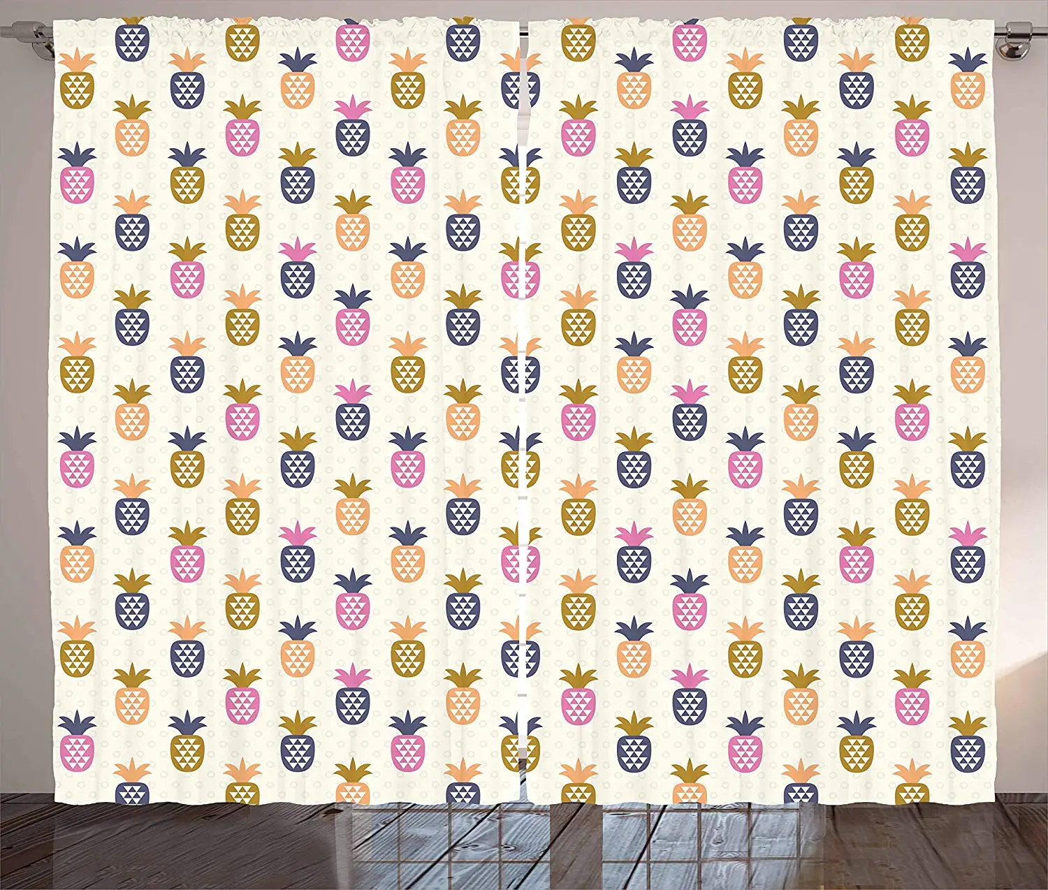 Абстрактные затемненные шторы декоративные геометрические треугольники узор на